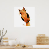 Happy Horse ' NuGGeT ' von Shirley MacArthur Poster (Küche)