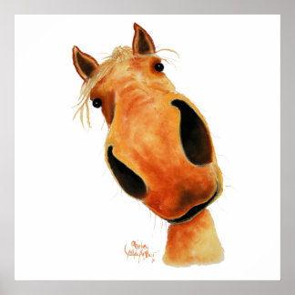 Happy Horse ' NuGGeT ' von Shirley MacArthur Poster