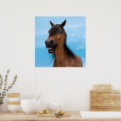 Happy Horse Poster (Küche)