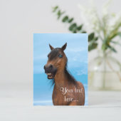 Happy Horse Postkarte (Stehend Vorderseite)