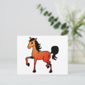 Happy Horse Postkarte (Stehend Vorderseite)