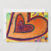 Happy Hört individuelle Einladungen oder Einladung (Vorderseite)