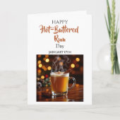 Happy Hot-Buttered Rum Day | January 17th Karte (Vorderseite)