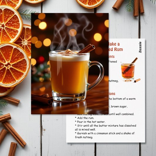 Happy Hot-Buttered Rum Day | January 17th Postkarte