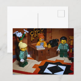 Happy Hotel Toy Fotografy Feiertagspostkarte