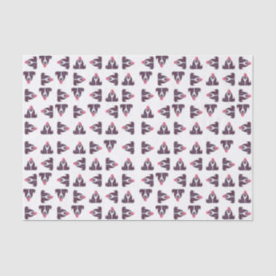 Happy Hound Funny Niedlich Dog Muster Seidenpapier
