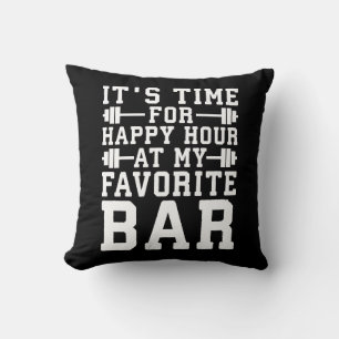 Happy Hour auf meinem Lieblings-Bar - Gym Inspirat Kissen