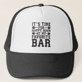 Happy Hour auf meinem Lieblings-Bar - Gym Inspirat Truckerkappe (Vorderseite)