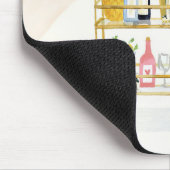 Happy Hour auf Zuhause II Mousepad (Ecke)