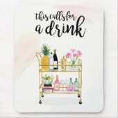 Happy Hour auf Zuhause II Mousepad (Vorne)