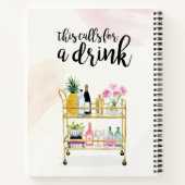 Happy Hour auf Zuhause II Notizblock (Rückseite)