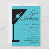 Happy Hour Bachelorette/Bridal Dusche Einladung (Vorderseite)