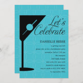 Happy Hour Bachelorette/Bridal Dusche Einladung (Vorne/Hinten)