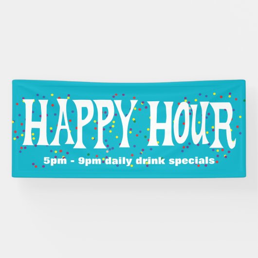 Happy Hour Banner (Horizontal)