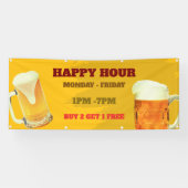 Happy Hour Bar Custom Banner (Horizontal)