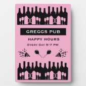 Happy Hour Bar und Pub Fotoplatte (Vorderseite)