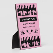 Happy Hour Bar und Pub Fotoplatte (Seite)