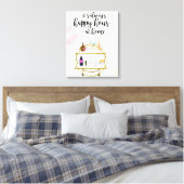Happy Hour bei Zuhause I Leinwanddruck (Insitu (Schlafzimmer))