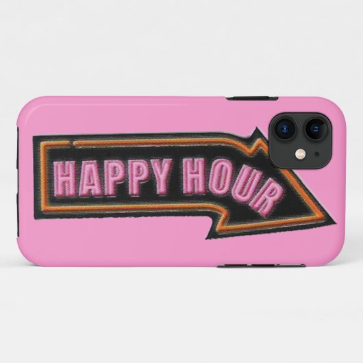 Happy Hour Case-Mate iPhone Hülle (Rückseite (Horizontal))