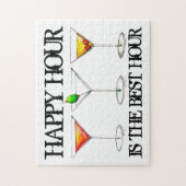 Happy Hour Cocktails Cosmo Martini Manhattan Drink Puzzle (Vertikal)
