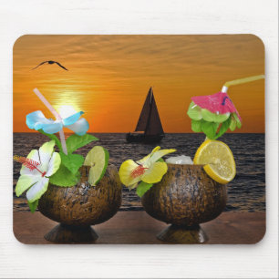 Happy Hour Cocktails Mousepad
