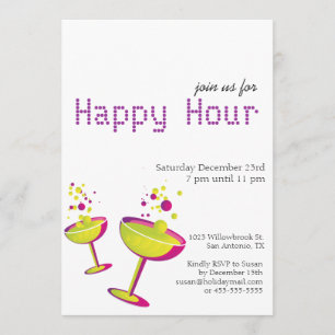 Happy Hour Cocktails Party Einladung