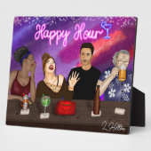 Happy Hour | Digitale Kunst Fotoplatte (Seite)