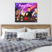 Happy Hour | Digitale Kunst Leinwanddruck (Insitu (Schlafzimmer))