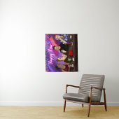 Happy Hour | Digitale Kunst Wandteppich (Beispiel)