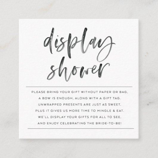 HAPPY HOUR DISPLAY SHOWER INSERT (Vorderseite)