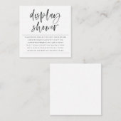 HAPPY HOUR DISPLAY SHOWER INSERT (Vorne/Hinten)