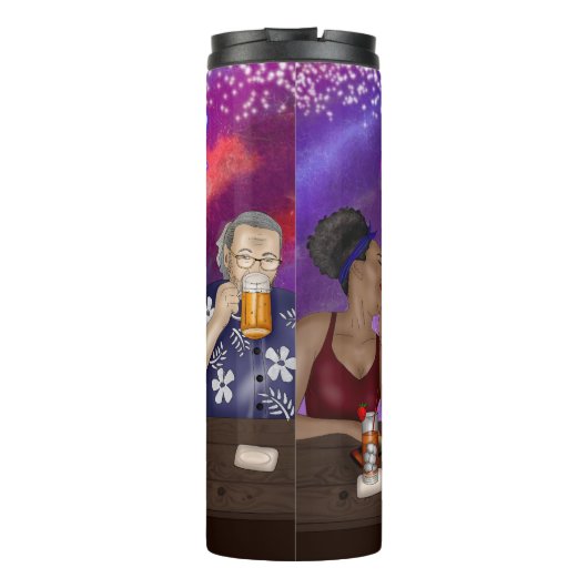 Happy Hour | Diversity Artwork Thermosbecher (Rückseite)