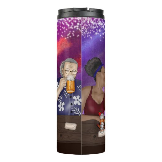 Happy Hour | Diversity Artwork Thermosbecher (Rückseite)