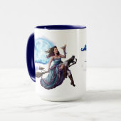 Happy Hour Hexe (Ausschnitt) Tasse (Vorderseite Links)