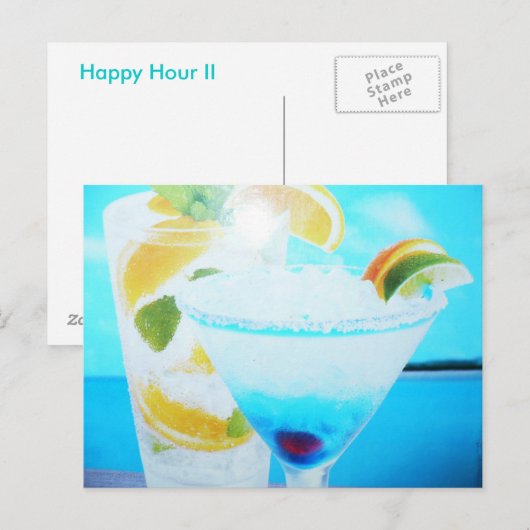 Happy Hour II Postkarte (Vorne/Hinten)