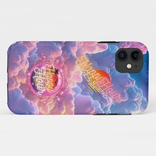 Happy Hour iPhone Case-Mate iPhone Hülle (Rückseite (Horizontal))