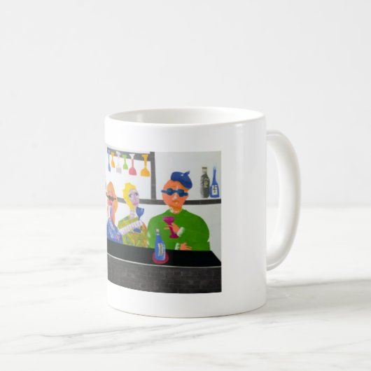 Happy Hour Kaffeetasse (VorderseiteRechts)