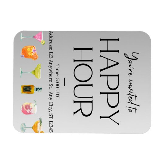 Happy Hour Magnet (Horizontal)