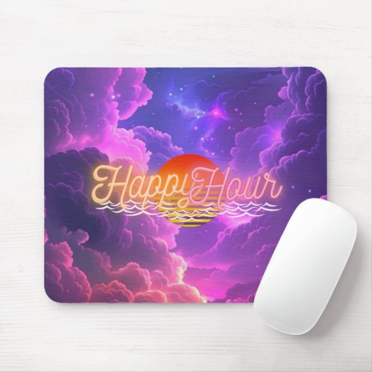 Happy Hour Mouse Pad Mousepad (Mit Mouse)