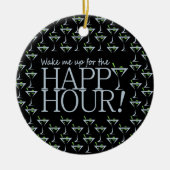 Happy Hour Ornament, anpassen Keramik Ornament (Vorne)