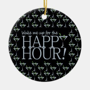 Happy Hour Ornament, anpassen Keramik Ornament