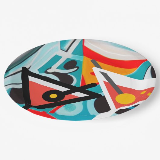 Happy Hour Pappteller (Schrägansicht)