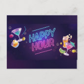 Happy Hour Postcard Postkarte (Vorderseite)