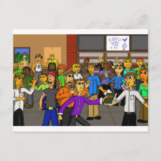 Happy Hour Postkarte