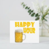 Happy Hour Postkarte (Stehend Vorderseite)