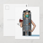 "Happy Hour" Postkarte (Vorne/Hinten)