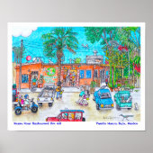 Happy Hour Restaurant Poster (Vorne)