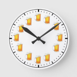 Happy Hour Round Clock Runde Wanduhr