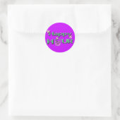 Happy Hour Runder Aufkleber (Tasche)