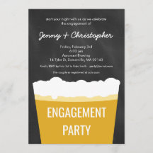 Happy Hour Shower Beer Engagement Party einladen